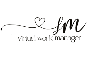 updated black logo with name - Virtual Work Manager