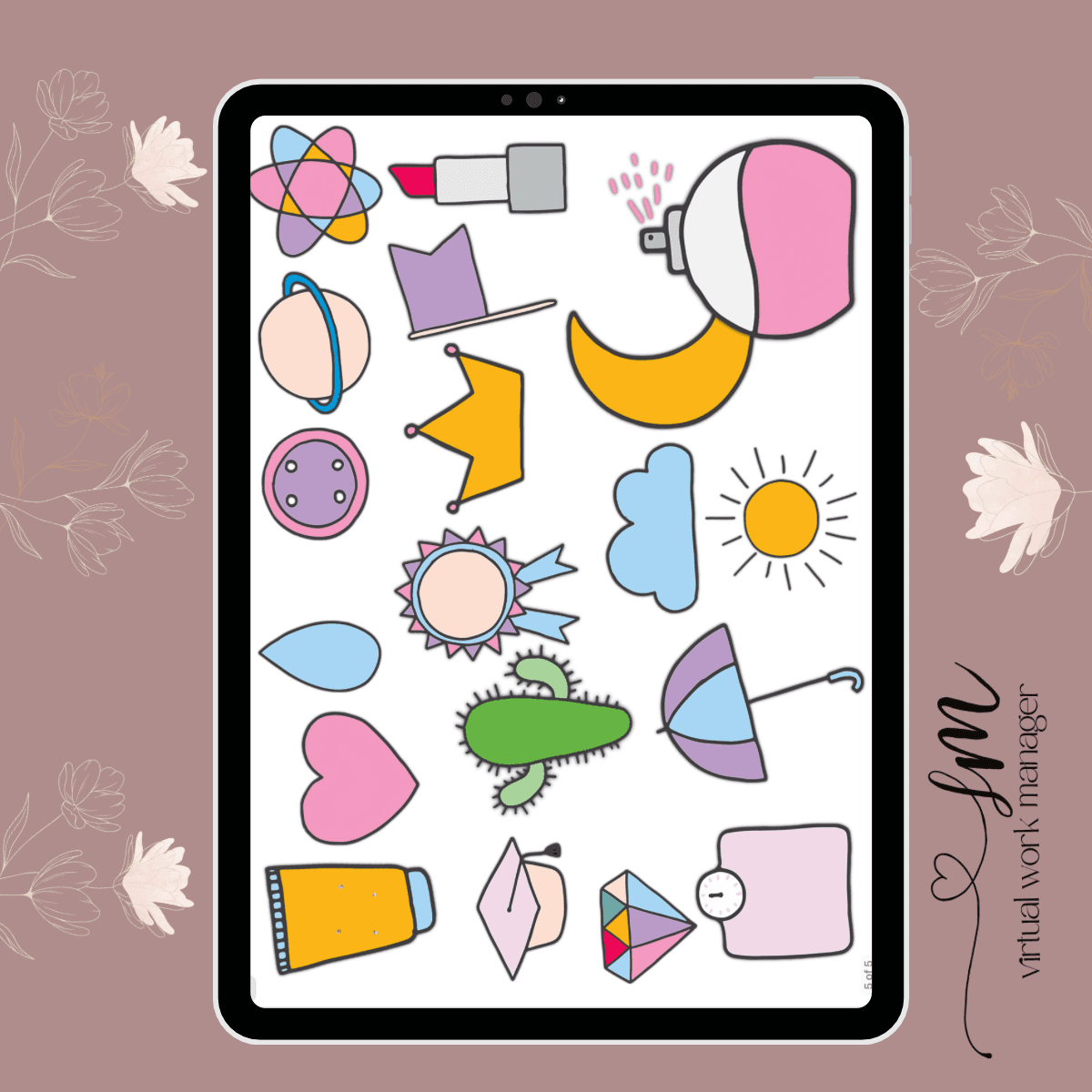 Cute Stickers Set 1 3 Cute Stickers Set 1 - Image 3