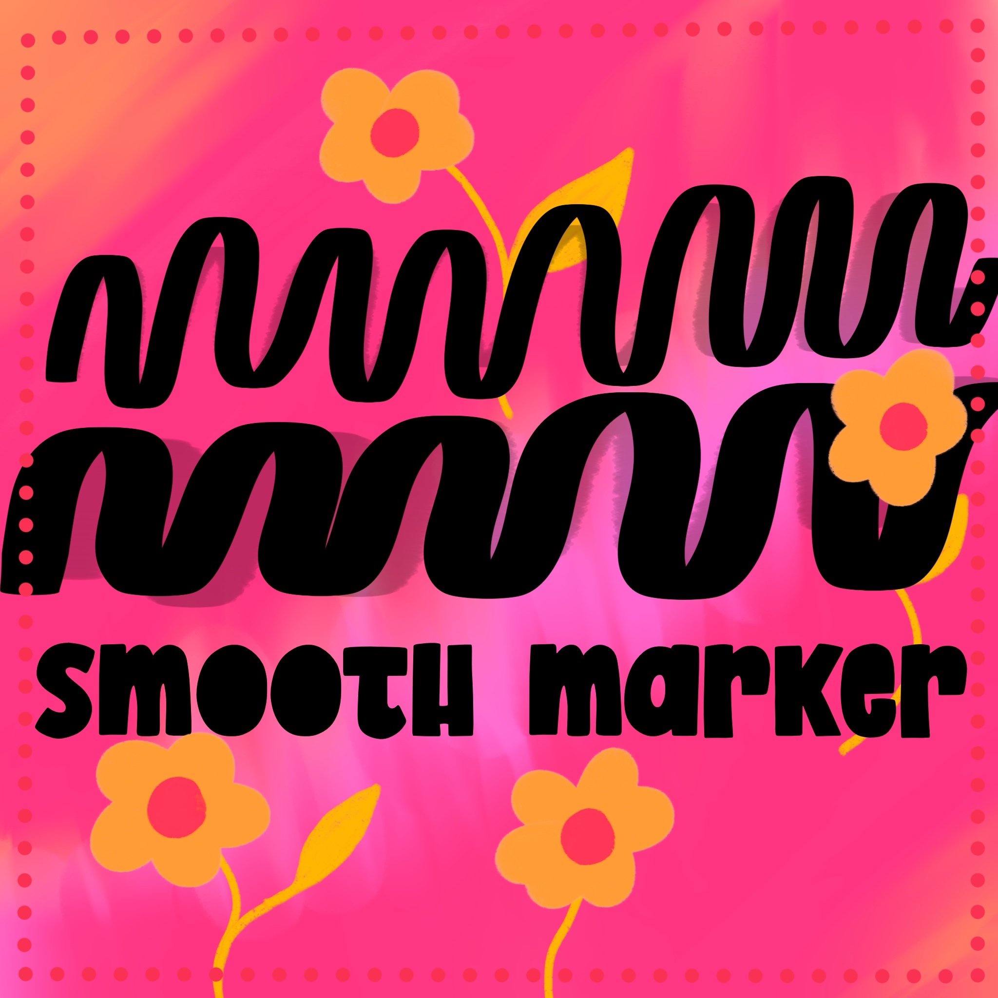 Smooth Marker Lettering Brush 2 Smooth Marker Lettering Brush