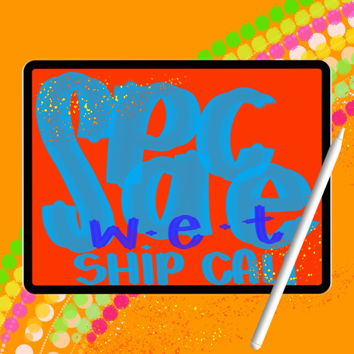 Spaceship CaliWet Lettering Brush