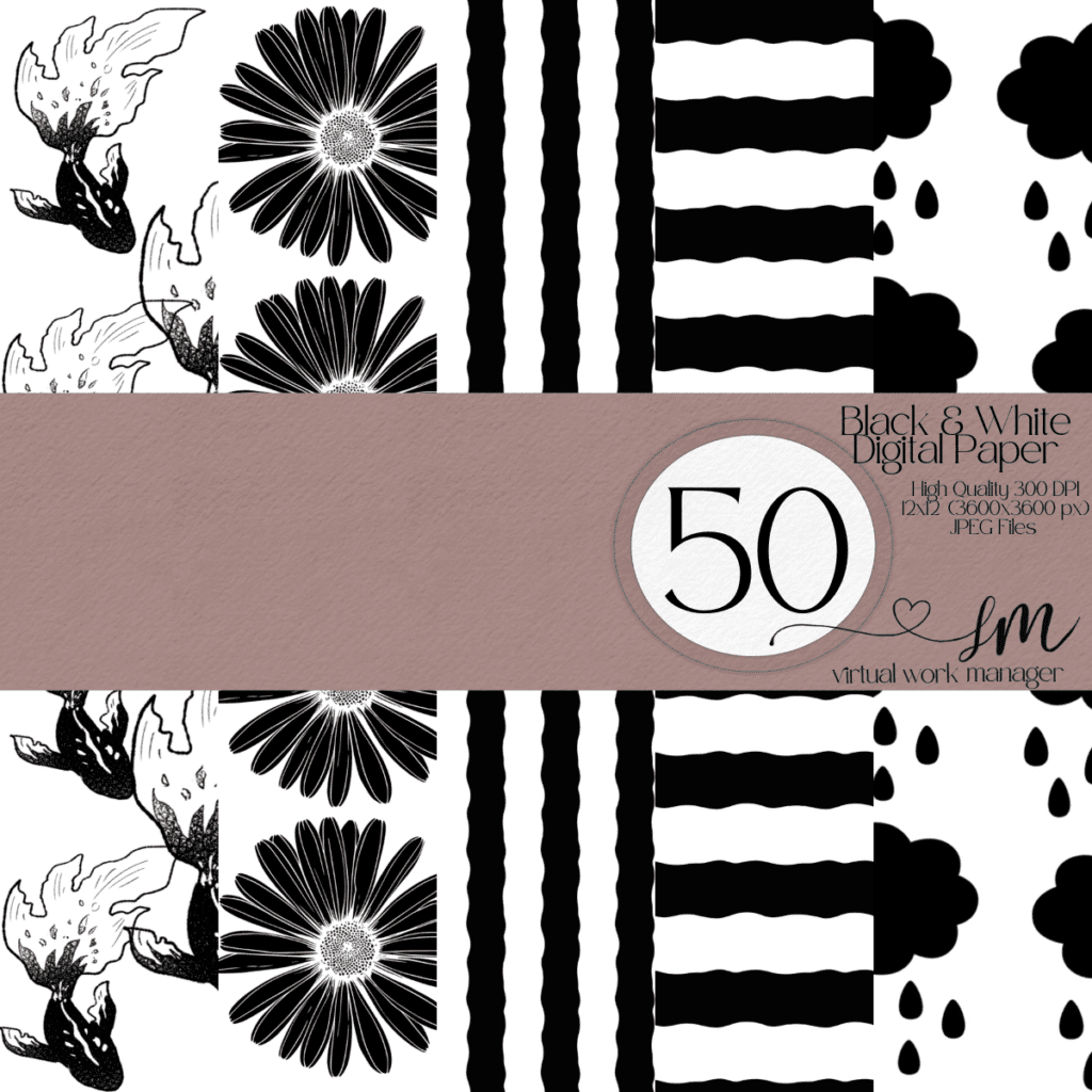Black Digital Paper