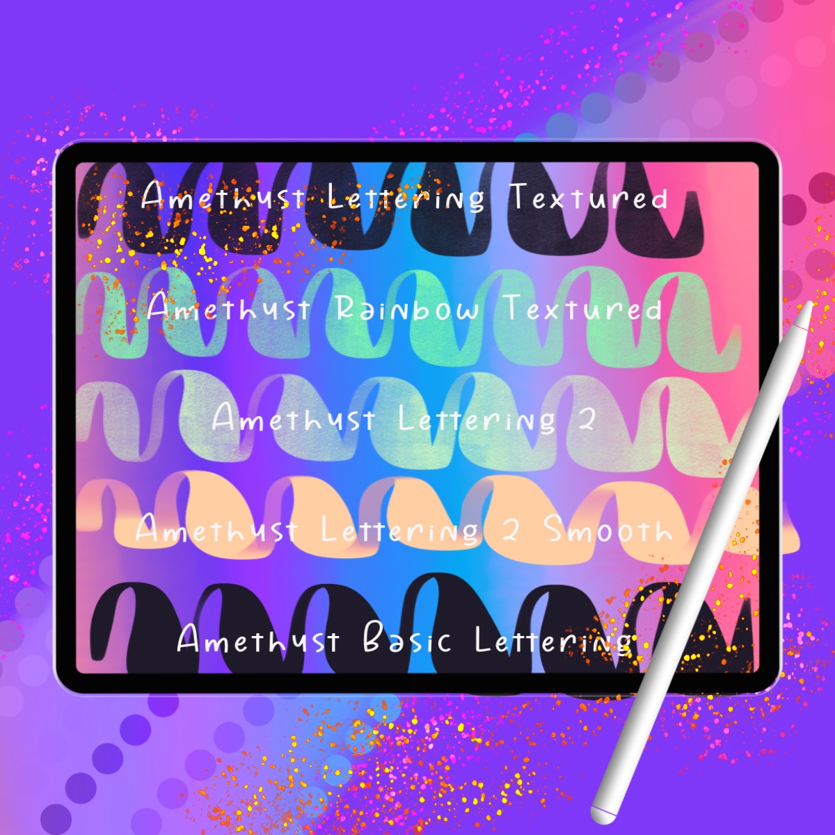 Amethyst Brushset 2 Amethyst Brushset