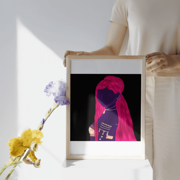 Made of Space Art Print