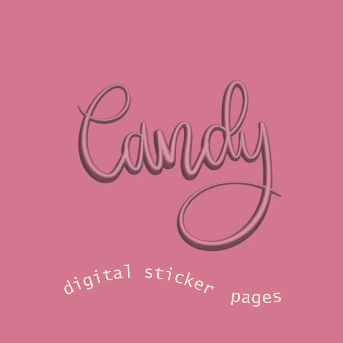 Candy Sticker Pages 1 Candy Sticker Pages