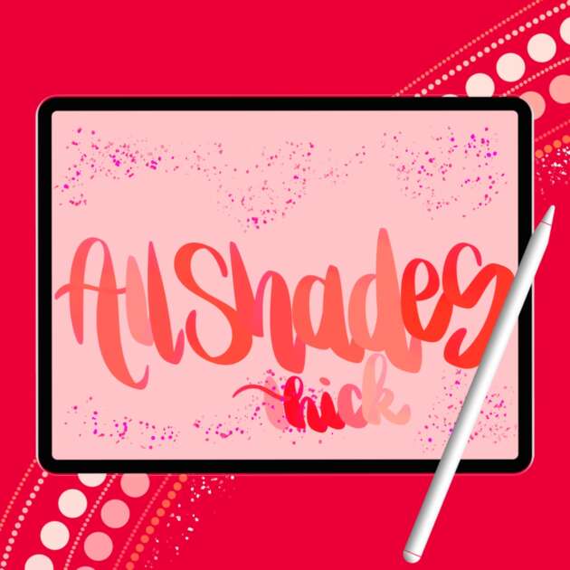 AllShades Thick | Perfect for Lettering & Calligraphy Art