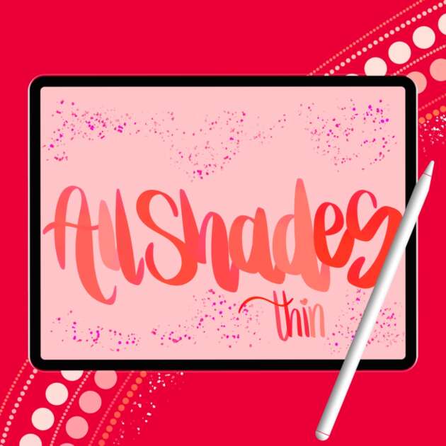 AllShades Thin | Perfect for Lettering & Calligraphy Art