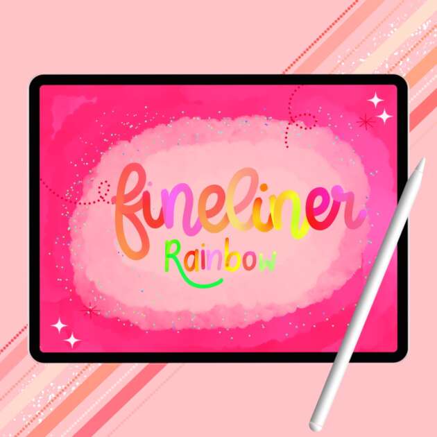 Fineliner Rainbow | Perfect for Lettering & Calligraphy Art