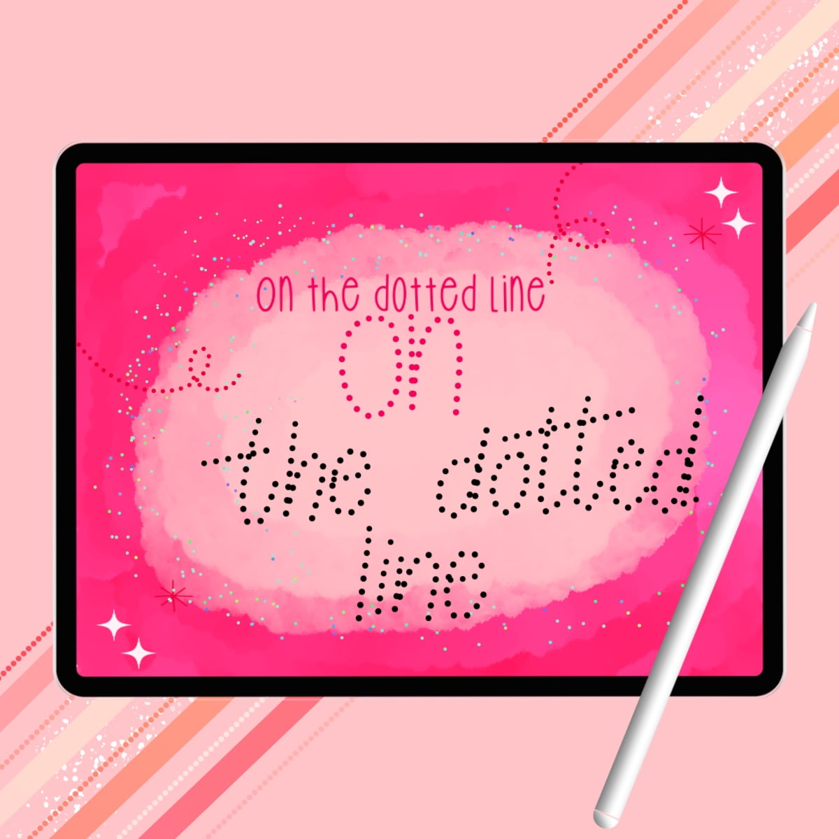 On The Dotted Line | Perfect for Lettering & Calligraphy Art 1 On The Dotted Line | Perfect for Lettering & Calligraphy Art