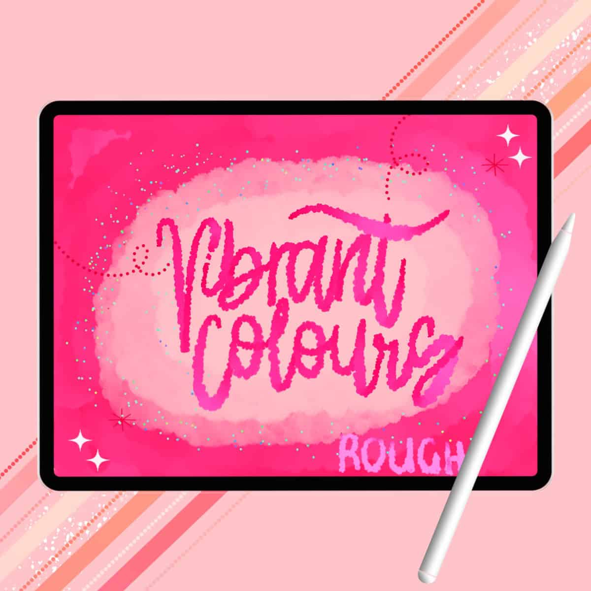 Vibrant Colours Rough | Perfect for Lettering & Calligraphy Art 1 Vibrant Colours Rough | Perfect for Lettering & Calligraphy Art