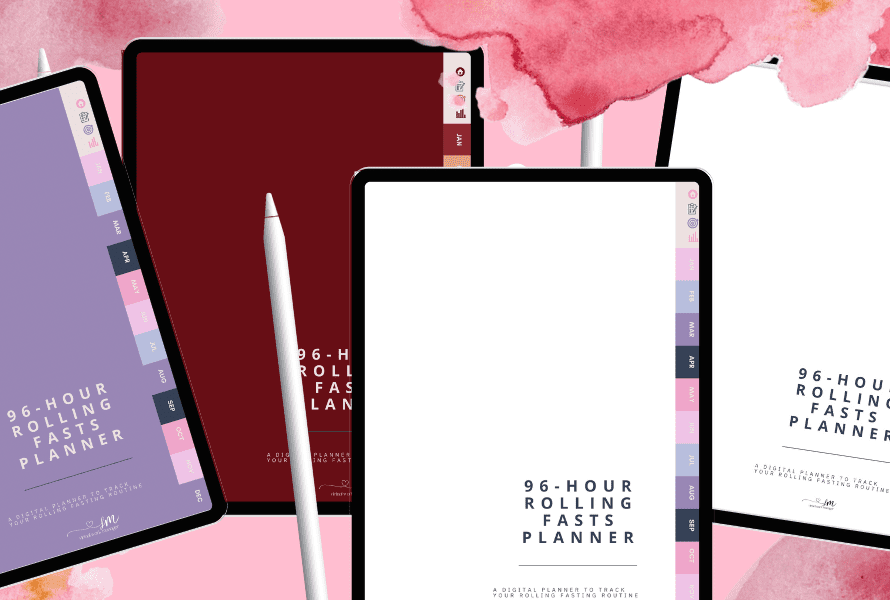 Using the Rolling 96-Hour Fast Digital Planner