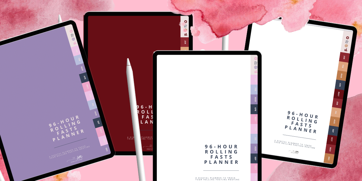 Using the Rolling 96-Hour Fast Digital Planner